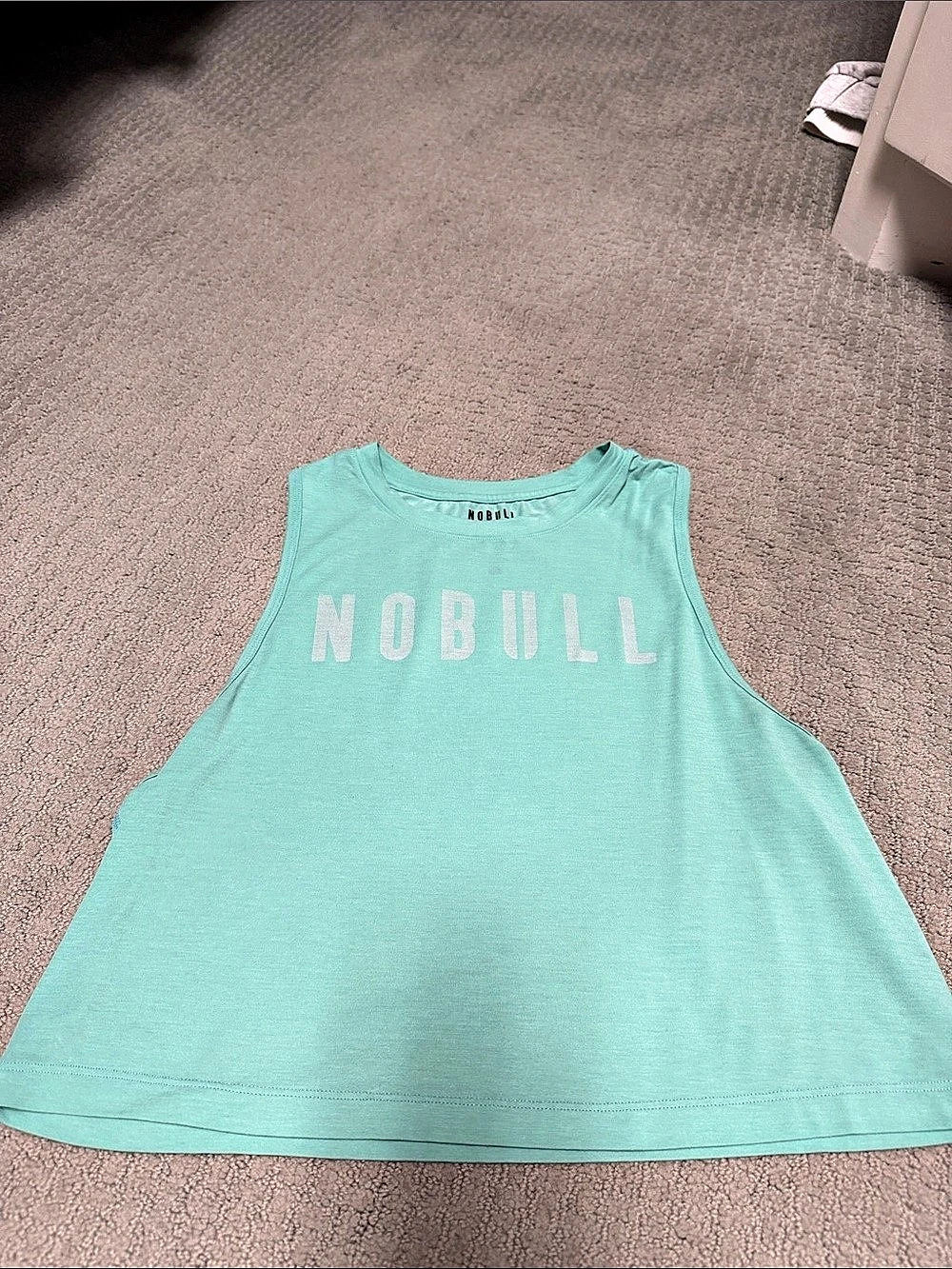 NOBULL Women's NOBULL Muscle Tank Muscle Tank Green Size Medium